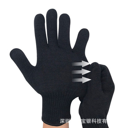High temperature resistant gloves core 100 degree hair salon perm curly hair straightener matching use anti-scald heat insulation gloves - image 5