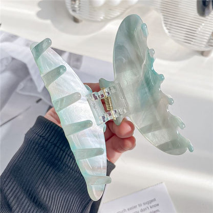 Cross-Border Acrylic Hair Clip for Women, Korean Style Versatile Hair Clip, Jelly Color, High-End Feel, Hair Styling Shark Clip, Large Jelly Color - image 3
