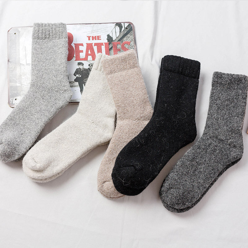 Super thick winter socks wool socks men and women thick wool socks padded men's socks women's socks warm socks a generation of hair - image 3