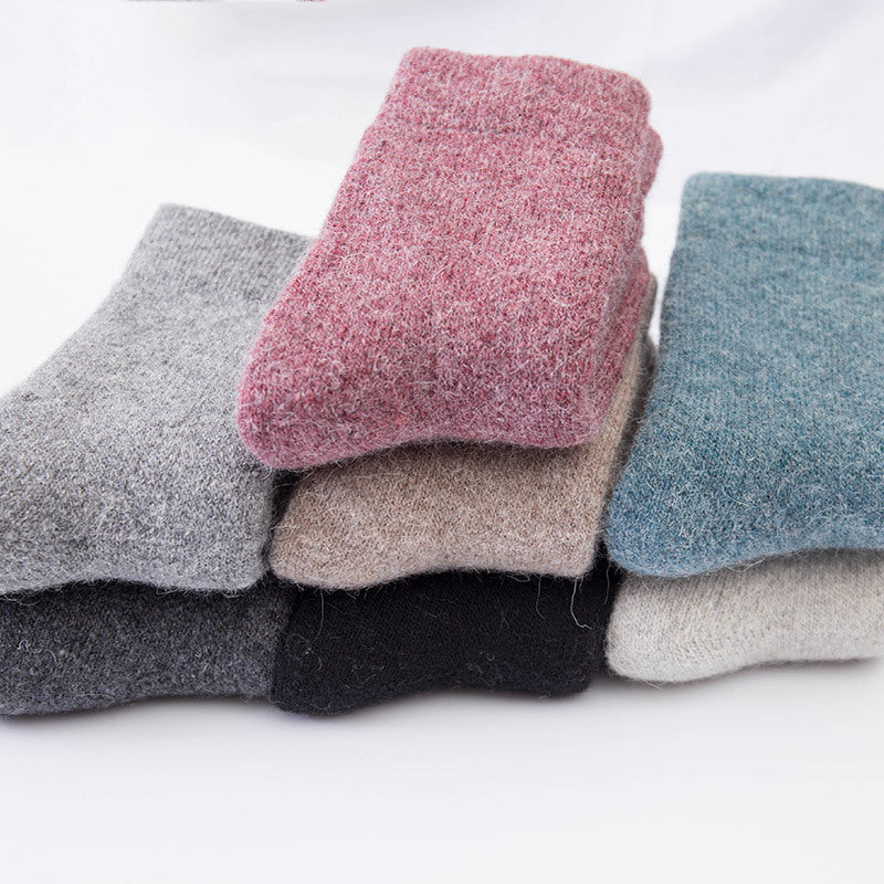 Super thick winter socks wool socks men and women thick wool socks padded men's socks women's socks warm socks a generation of hair - image 4