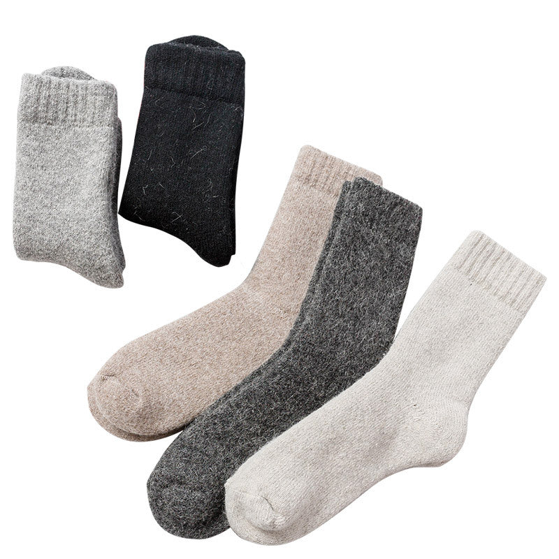 Super thick winter socks wool socks men and women thick wool socks padded men's socks women's socks warm socks a generation of hair - image 5