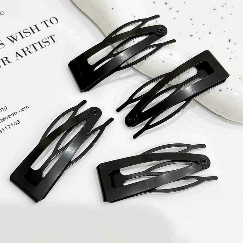 Cross-border metal snap hair clip bb clip hair accessories headdress dish hair tool broken hair bangs edge clip headdress wholesale - image 1