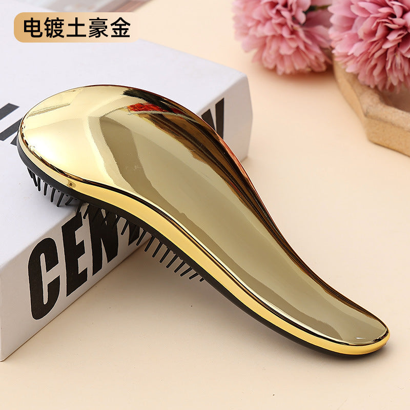 Princess Anti-Tangle Anti-Static Hair Comb, Internet Celebrity Style Curling Comb, Massage Comb, Plastic Comb, Imperial Comb - image 3