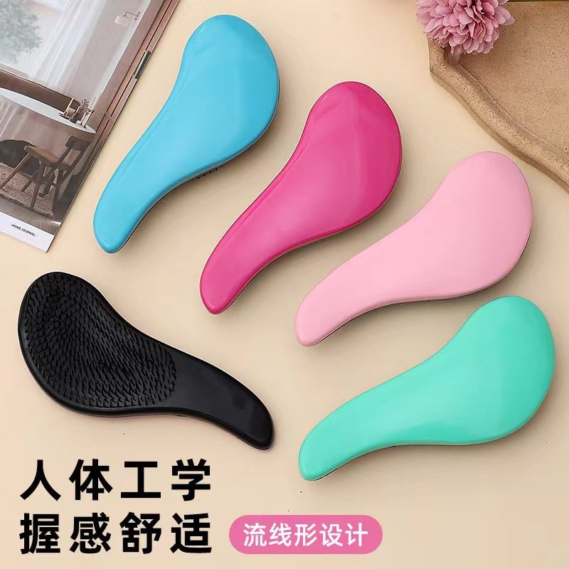 Princess Anti-Tangle Anti-Static Hair Comb, Internet Celebrity Style Curling Comb, Massage Comb, Plastic Comb, Imperial Comb - image 4