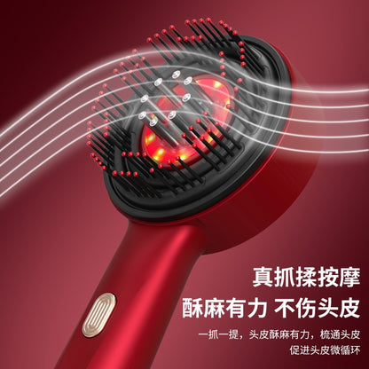 Electric Scalp Massage Comb, Home Hair Care Comb, Kneading Liquid-Guiding Hair Growth Device, Red Light Hair Care Comb, Scalp Massager - image 4