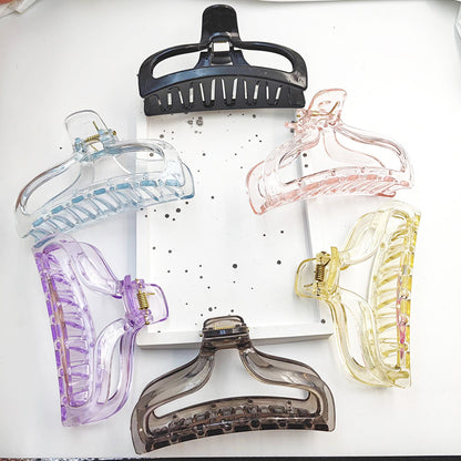 Cross-border Popular Hairpin Jelly Color Fishtail Grabber Popular Hairpin Creative DIY Versatile Hair Accessories Shark Clip Wholesale - image 1