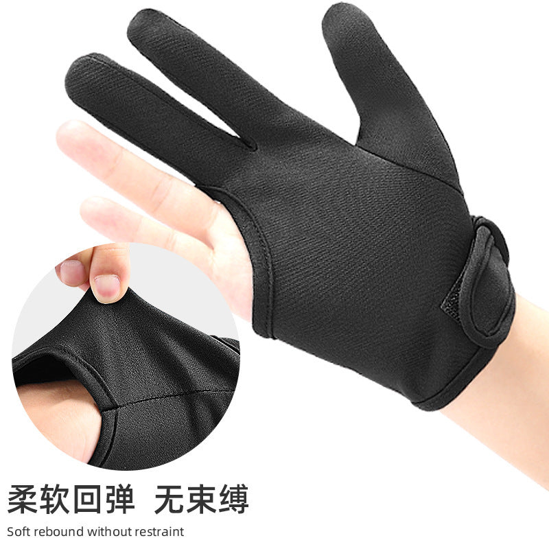 Anti-scald Gloves High Temperature Heat Insulation Gloves Curly Hair Perm Curling Rod Hair Salon Three-finger Gloves for Self-use - image 4