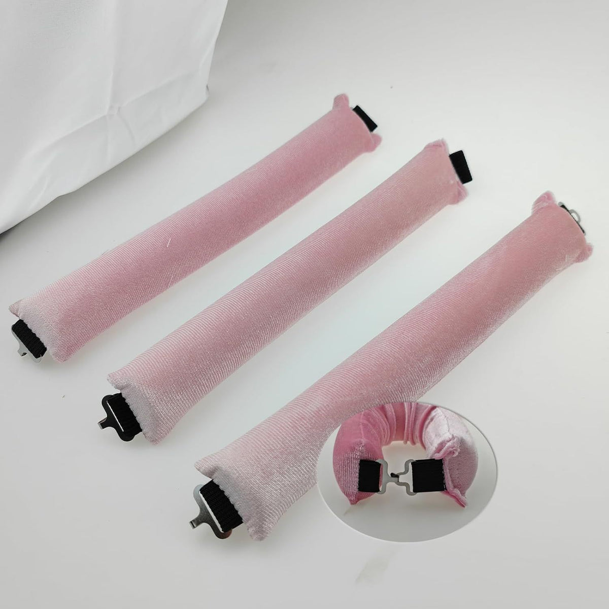 Cross-border Explosions 3 Hook Rubber Curly Hair Artifact No Heat Curling Stick Big Wave Hair Curling Tool Sleep Curly Hair - image 3