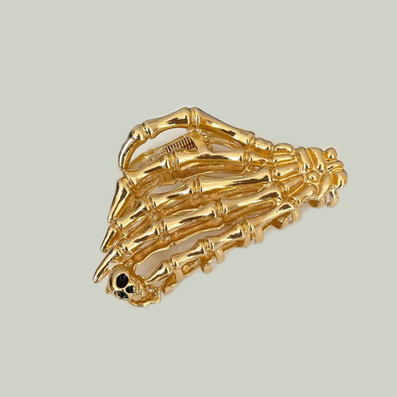 Christmas Halloween metal clip skull back shark clip new angel wings hairpin ponytail clip wings - image 3
