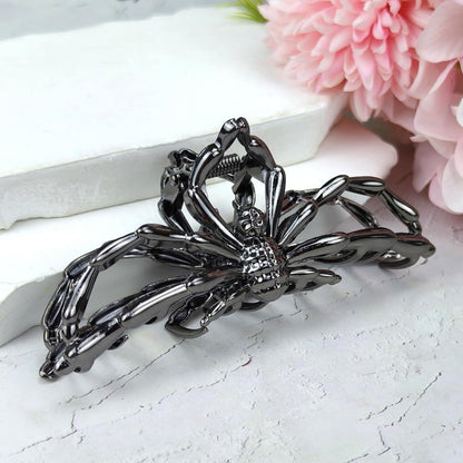 Christmas Halloween metal clip skull back shark clip new angel wings hairpin ponytail clip wings - image 4
