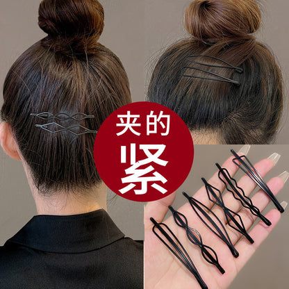 Black Hair Clip for Women, Side Bangs Clip, Practical for Tidying up Stray Hair at the Back of the Head, New Model 024, Bobby Pin Hair Clip - image 2