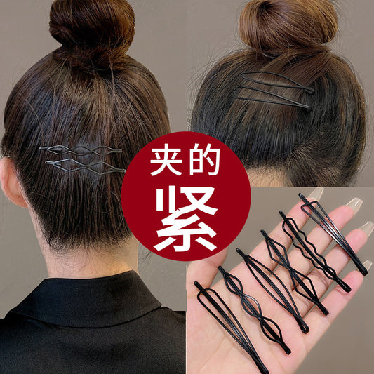 Black Hair Clip for Women, Side Bangs Clip, Practical for Tidying up Stray Hair at the Back of the Head, New Model 024, Bobby Pin Hair Clip - image 2