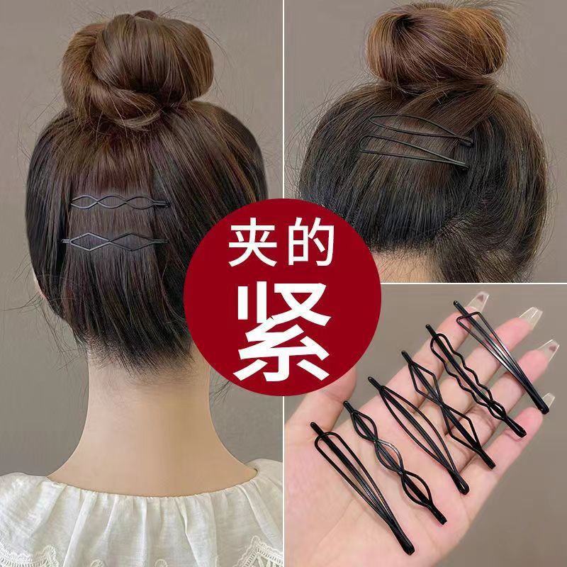 Black Hair Clip for Women, Side Bangs Clip, Practical for Tidying up Stray Hair at the Back of the Head, New Model 024, Bobby Pin Hair Clip - image 3
