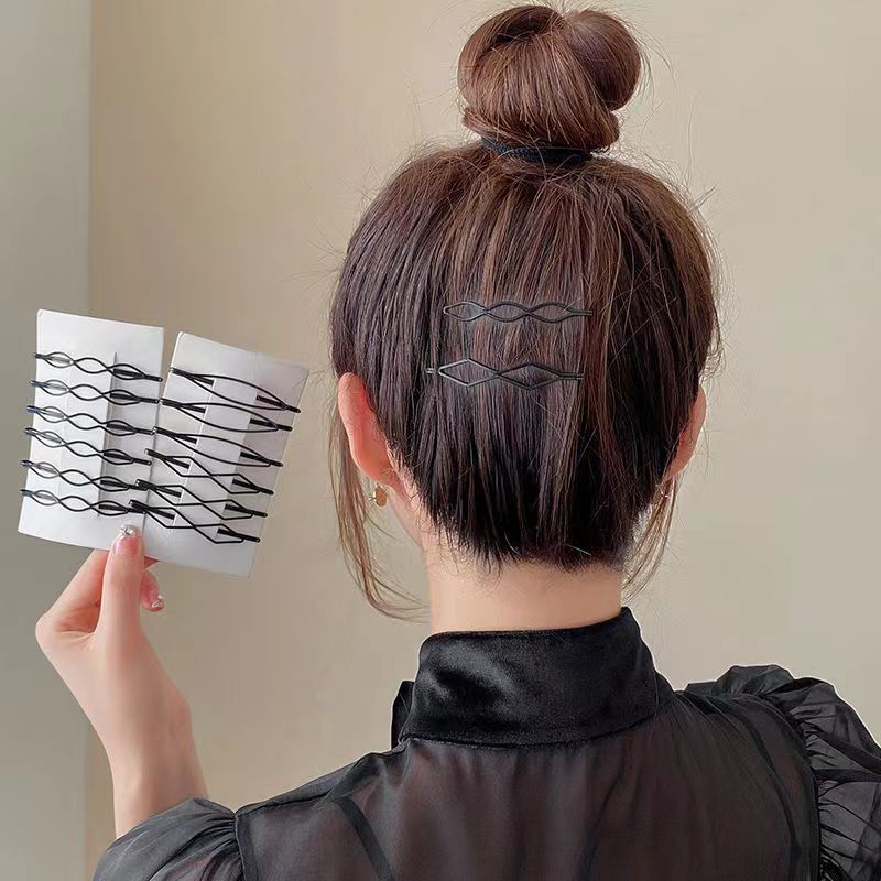 Black Hair Clip for Women, Side Bangs Clip, Practical for Tidying up Stray Hair at the Back of the Head, New Model 024, Bobby Pin Hair Clip - image 4