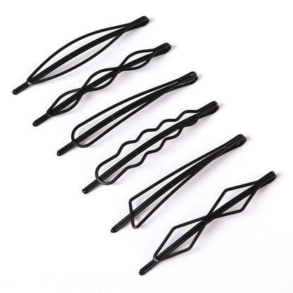 Black Hair Clip for Women, Side Bangs Clip, Practical for Tidying up Stray Hair at the Back of the Head, New Model 024, Bobby Pin Hair Clip - image 5