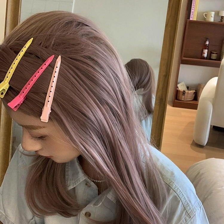 High Cranial Top Artifact Hair Root Fluffy Clip Front Side Bangs Clip Hair Clip Candy Color Duckbill Clip Style Hair Clip - image 3