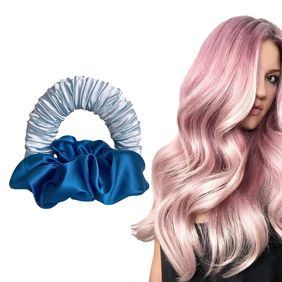 Cross-border new seamless ball head hair curler sleep heat-free hair curling stick portable sleep curling iron large intestine hair ring - image 1