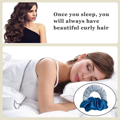 Cross-border new seamless ball head hair curler sleep heat-free hair curling stick portable sleep curling iron large intestine hair ring - image 4