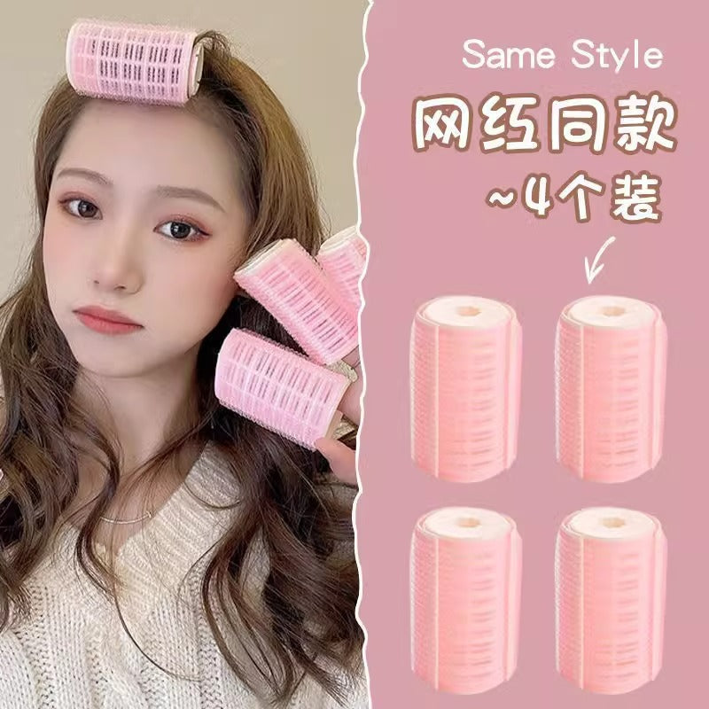 Air Bangs Curling Barrel Fixed Lazy Eight-Character Hair Roller Fluffy Sleeping Styling Pad Hair Root Fluffy Clip - image 1