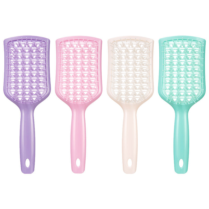 High-Value Pearlescent Hair Comb Fluffy Curly Hair Massage Comb Simple Wet and Dry Dual-Use Portable Anti-Knot Hair Comb - image 5