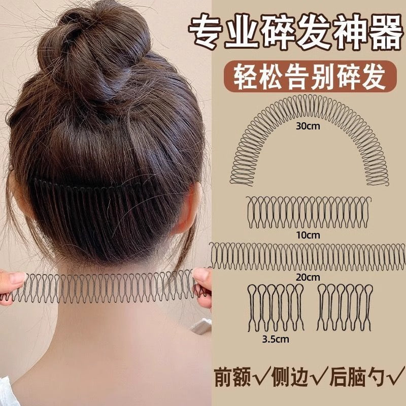 Practical Hair Clips for Women to Manage Stray Hair, Top Clips for the Back of the Head, Invisible Bangs Hair Accessories, Hair Fixing, Anti-Frizz Comb - image 2