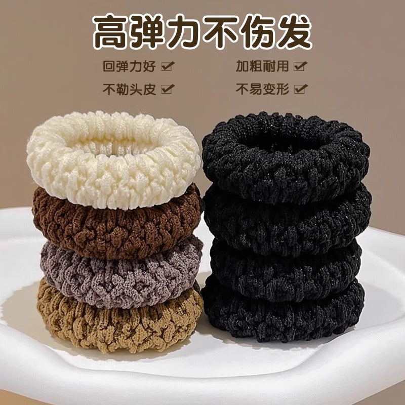 High Ponytail Hair Tie 2026 New Model High-End Rubber Band for Women, High Elasticity Durable Hair Ring Hair Accessory - image 1