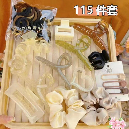 Popular Cross-Border Hair Clip Set, Summer Claw Clips, High-End Shark Clips, Stylish Hair Accessories, Vacation Style Accessories for Women - image 3