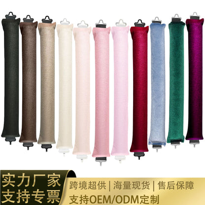 Cross-Border Amazon Suede Rubber Curling Iron with Hook, No Heat Hair Curler, Lazy Sleep Hair Styling Tool, Big Wave Hair Curling Magic Tool - image 2