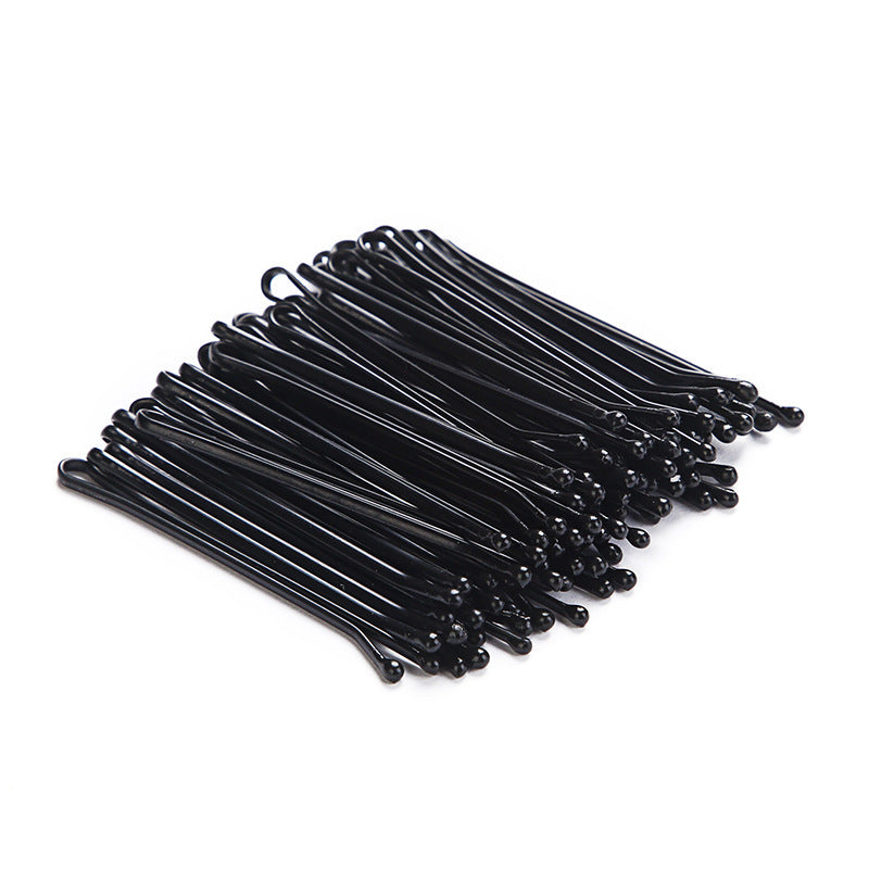 Black Clip Hairpin Boxed Hairpin Bangs Side Clip Steel Clip Plain Hair Clip Hairpin Hairpin Hairstyling Disc Hair Clip - image 5