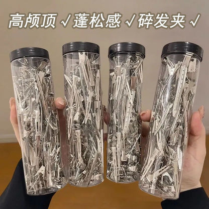 Hair Root Fluffy Artifact Liu Hai Clip Canned Duckbill Clip Positioning Clip Cosmetic Duckbill Seamless Hair Clip Headdress Hair Clip - image 1