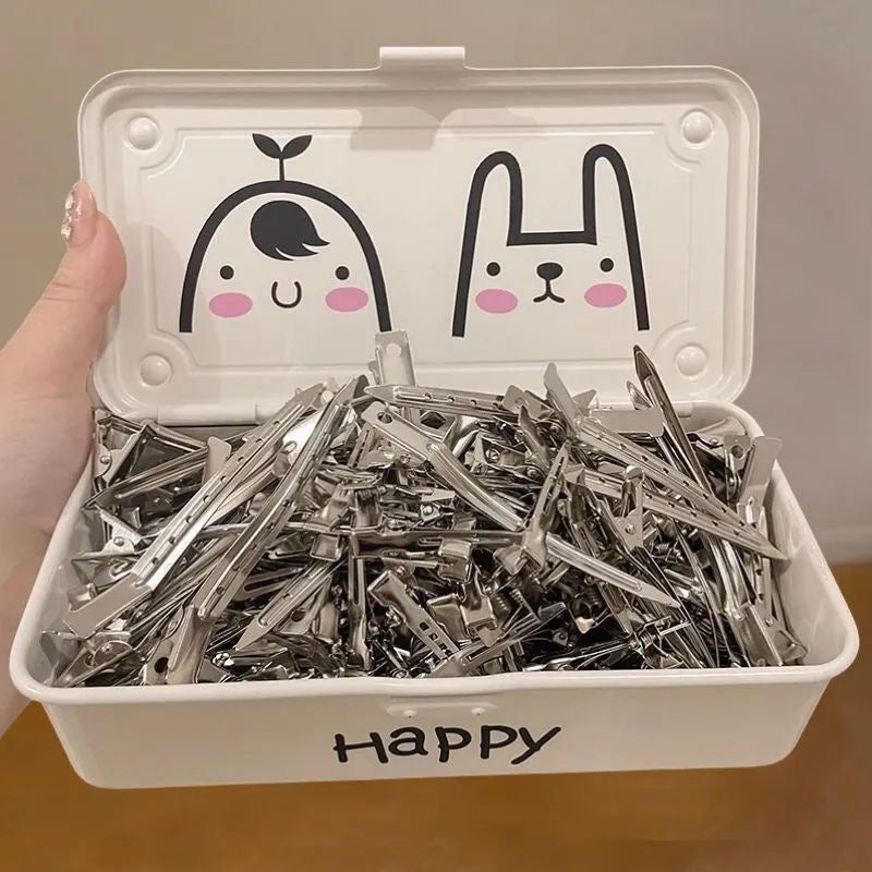 Hair Root Fluffy Artifact Liu Hai Clip Canned Duckbill Clip Positioning Clip Cosmetic Duckbill Seamless Hair Clip Headdress Hair Clip - image 2