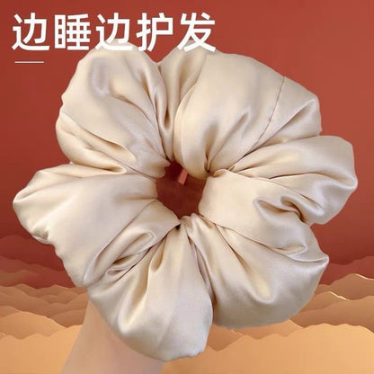 Upgraded 160g Filled Cotton Cyber Celebrity Same Pillow Sleep Hair Ring New Large Silk Filled Large Intestine Hair Ring - image 2