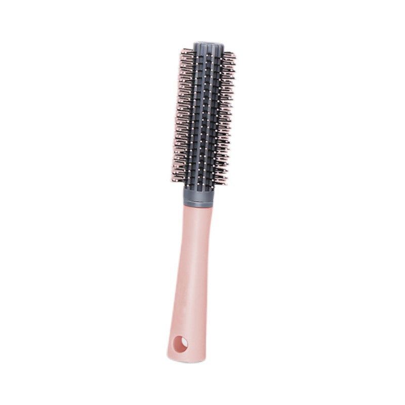Curly Hair Comb Women's Long Hair Inner Buckle Special Household Roll Comb Fluffy Artifact Blowing Hair Straight Hair Styling Cylinder Comb - image 5