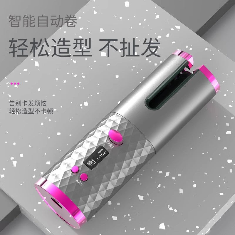cross-border usb curling iron/wireless hair curling rechargeable cross-border hot selling automatic curling iron lazy curling hair gift - image 4
