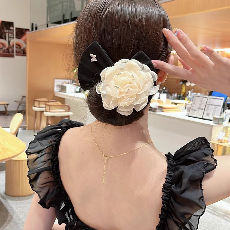 Lazy Magic Twist Clip Ball Hair Band Bow Hair Artifact Hair Accessories Hair Accessories Nine Flowers Hair Irons - image 2