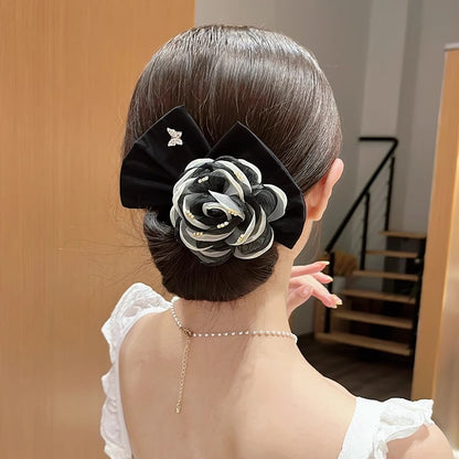 Lazy Magic Twist Clip Ball Hair Band Bow Hair Artifact Hair Accessories Hair Accessories Nine Flowers Hair Irons - image 4