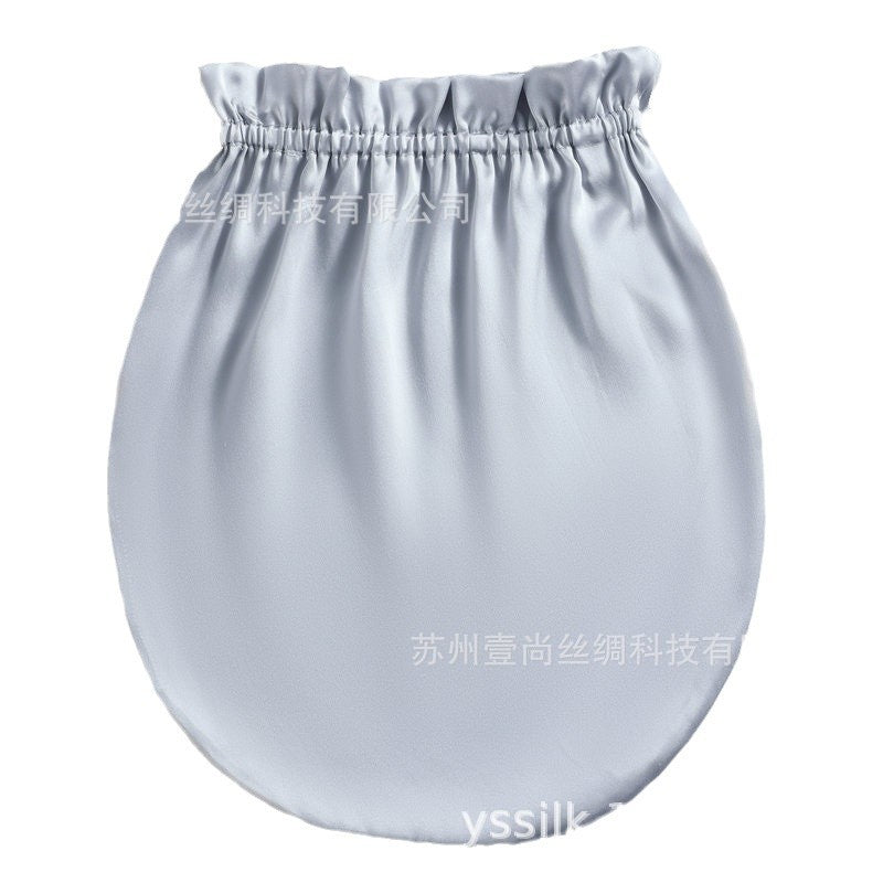 Silk Long Nightcap Long Hat Fungus Lace Mulberry Silk Women's Home Long Hair Hat Hot Sale Amazon - image 5