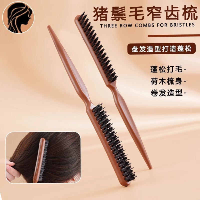 Pig Mane Three Rows of Comb Coil Hair Comb Evening Wear Comb Bridal Head Shadow Studio Style Comb Inner Canopy Marubeni Head Spare Comb - image 1