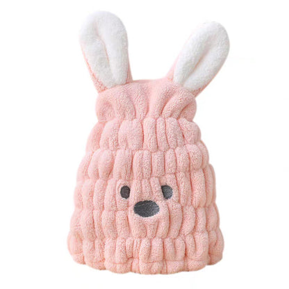 Carefully Selected Children's Hair Drying Cap, Class a Maternal and Infant Grade, Super Absorbent, Parent-Child Style, Cartoon Cute, Quick-Drying Baby Shower Ca - image 5