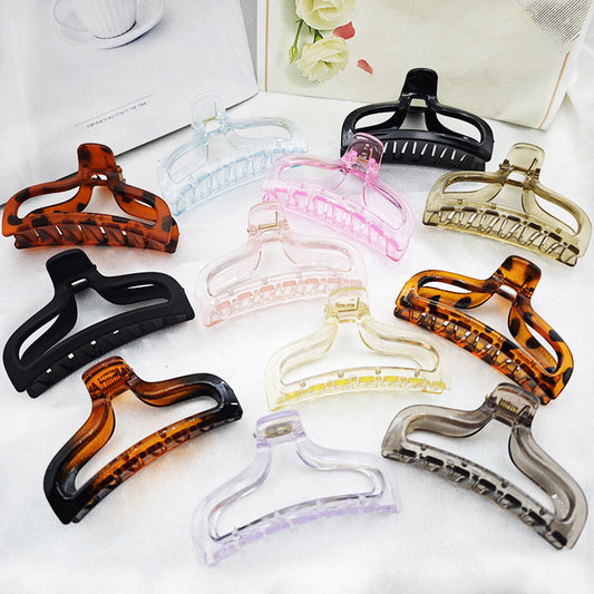 Cross-border European and American Explosions Hairpin Hairdressing Stick suit Grab Clip Simple Hair Grab New Year Accessories Hair Accessories Shark Clip Wholes - image 1