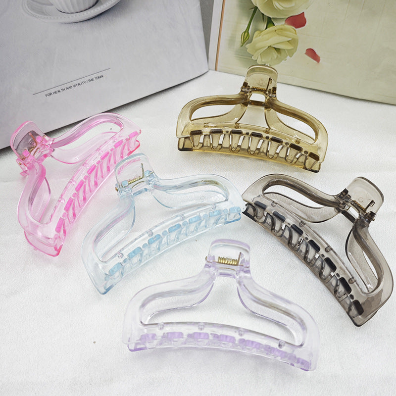 Cross-border European and American Explosions Hairpin Hairdressing Stick suit Grab Clip Simple Hair Grab New Year Accessories Hair Accessories Shark Clip Wholes - image 2