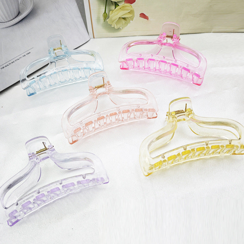 Cross-border European and American Explosions Hairpin Hairdressing Stick suit Grab Clip Simple Hair Grab New Year Accessories Hair Accessories Shark Clip Wholes - image 4