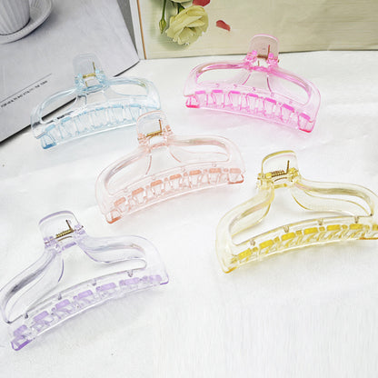 Cross-border European and American Explosions Hairpin Hairdressing Stick suit Grab Clip Simple Hair Grab New Year Accessories Hair Accessories Shark Clip Wholes - image 4