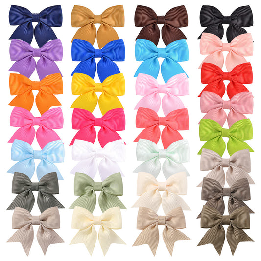 Amazon Explosions Children's Dovetail Bow Hairpin Hair Accessories Cute Joker European and American Girls Daily Hairpin 323 - image 1
