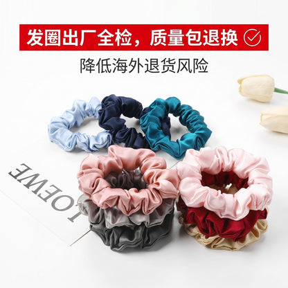 19mm Silk Hair Tie Satin Hair Tie for Women 2.5cm Silk Hairband Hair Rope Silk Hair Tie Hair Accessory - image 3