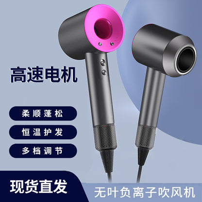 HD15 hollow high-speed bladeless hair dryer negative ion high-power quick-drying constant temperature hair care hair dryer cross-border - image 2