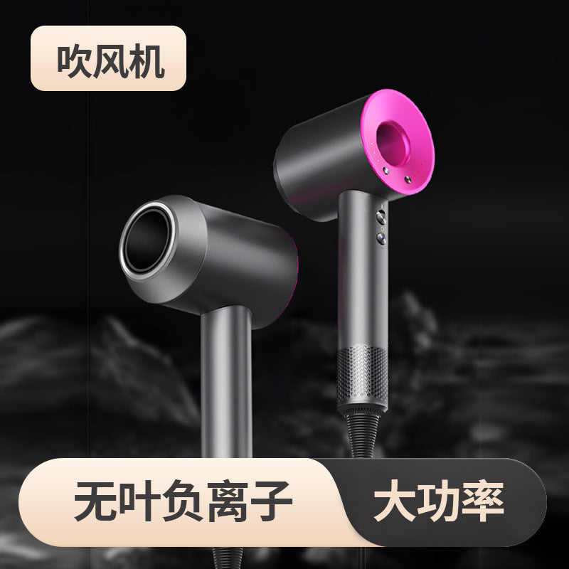 HD15 hollow high-speed bladeless hair dryer negative ion high-power quick-drying constant temperature hair care hair dryer cross-border - image 3