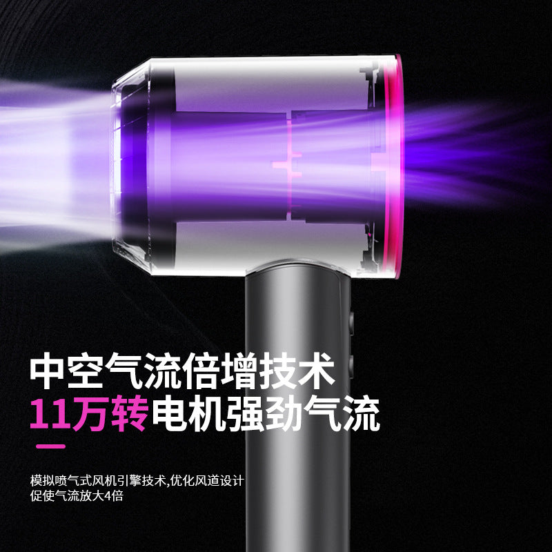 HD15 hollow high-speed bladeless hair dryer negative ion high-power quick-drying constant temperature hair care hair dryer cross-border - image 4
