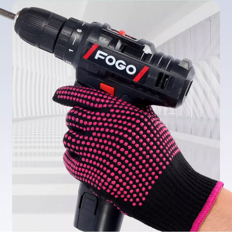 Cross-border curling iron anti-scald gloves straight hair comb hairdressing heat insulation gloves cotton yarn perm dispensing heat insulation protective gloves - image 3