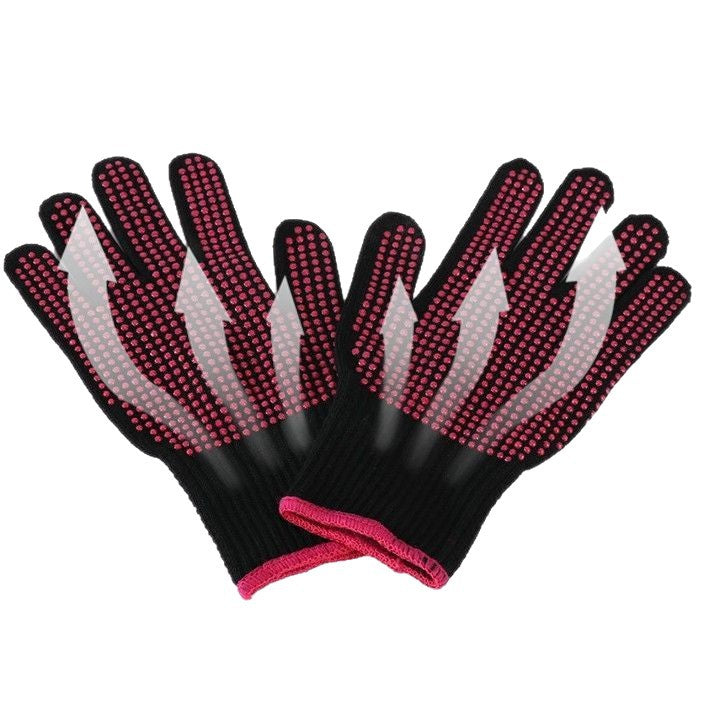 Cross-border curling iron anti-scald gloves straight hair comb hairdressing heat insulation gloves cotton yarn perm dispensing heat insulation protective gloves - image 5
